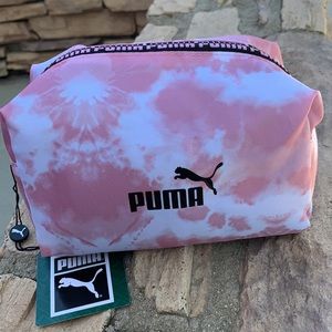 COPY - NWT: Pink and White Puma makeup bag